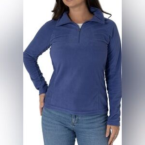 Columbia Glacial IV Lightweight Fleece Jacket With Stand Up Collar Size XL